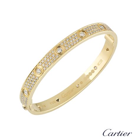 love bracelet full diamond